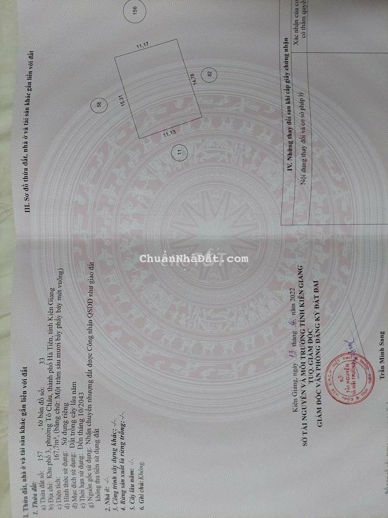 Đất Nền Phường Tô Châu Đối Diện Bách Hóa Xanh