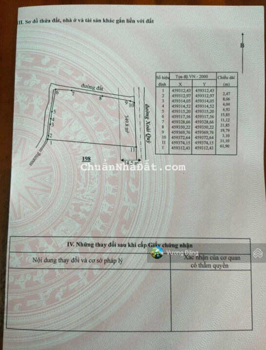 Cần bán 1980m2 đất 2 mặt tiền đường nhựa liên xã cách trung tâm TP Phan Thiết chỉ 5 phút di chuyển