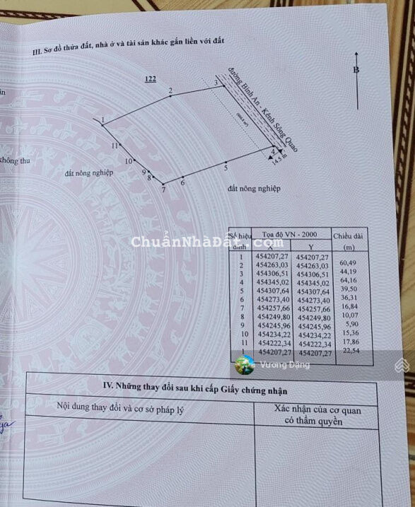 Cần bán lô đất đẹp 6482m2 quy hoạch 100% thổ cư cách trung tâm TP Phan Thiết chỉ 10 phút di chuyển