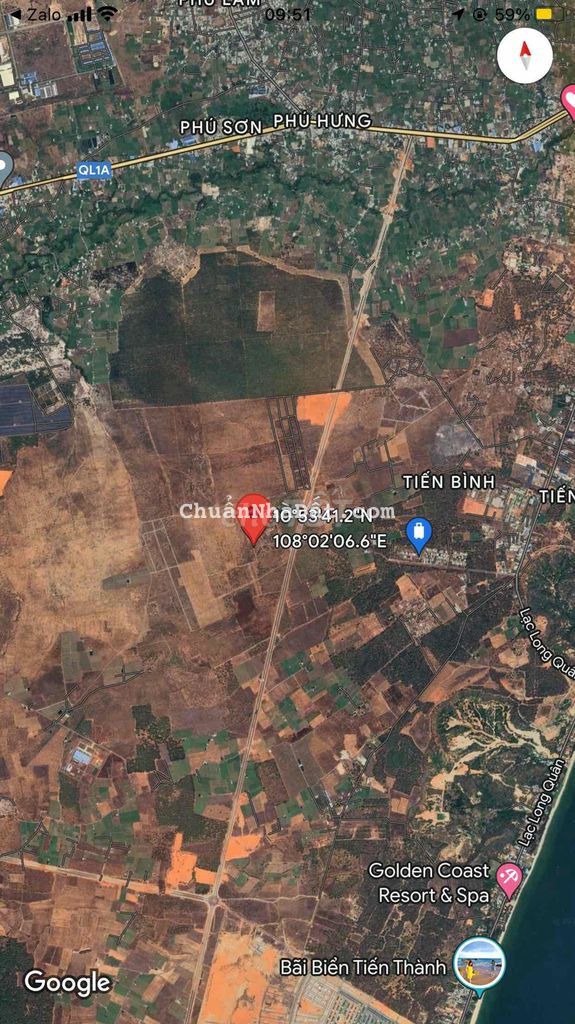 Mặt Tiền 719b Chủ Cần Bán 1,1 Sào CLN Xã Hàm Mỹ