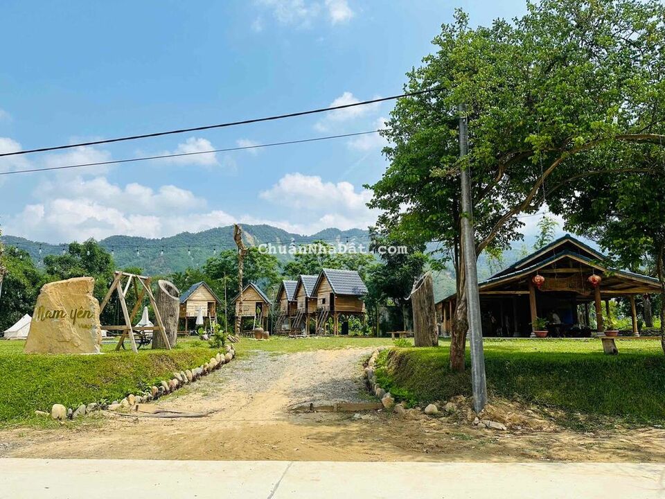 Bán 1032m Hoà Bắc cạnh làng mê dịch vụ lưu trú tại Hoà Bắc ven sông