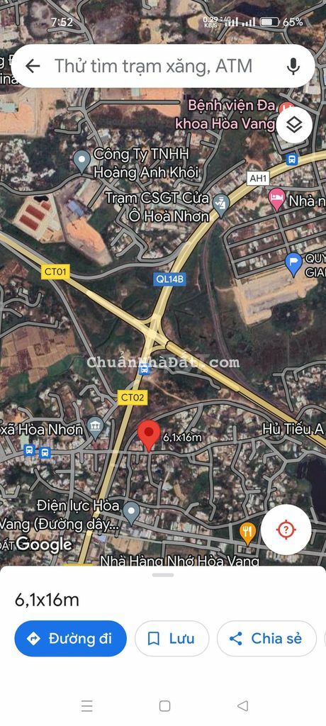 6,1x16m MẶT TIỀN ĐƯỜNG CHÍNH, GẦN QUỐC LỘ