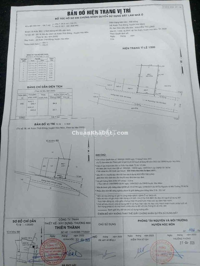 Giảm 700tr để bán nhanh đất MT Đưing Xuân Thới 13 Shr 7,8x14 gần chợ Giảm 700tr để bán nhanh đất MT Đưing Xuân Thới 13 Shr 7,8x14 gần chợ