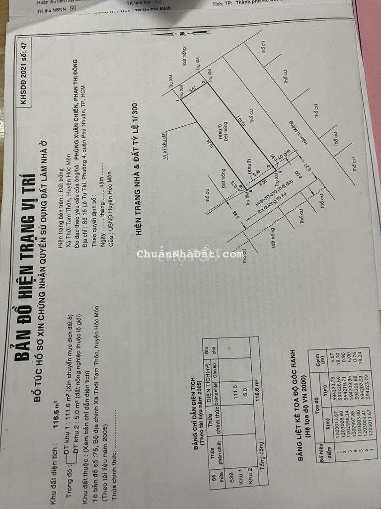 Đất thổ cư. Gần chợ Ba Bầu. Cách Tô Ký 500m Đất thổ cư. Gần chợ Ba Bầu. Cách Tô Ký 500m