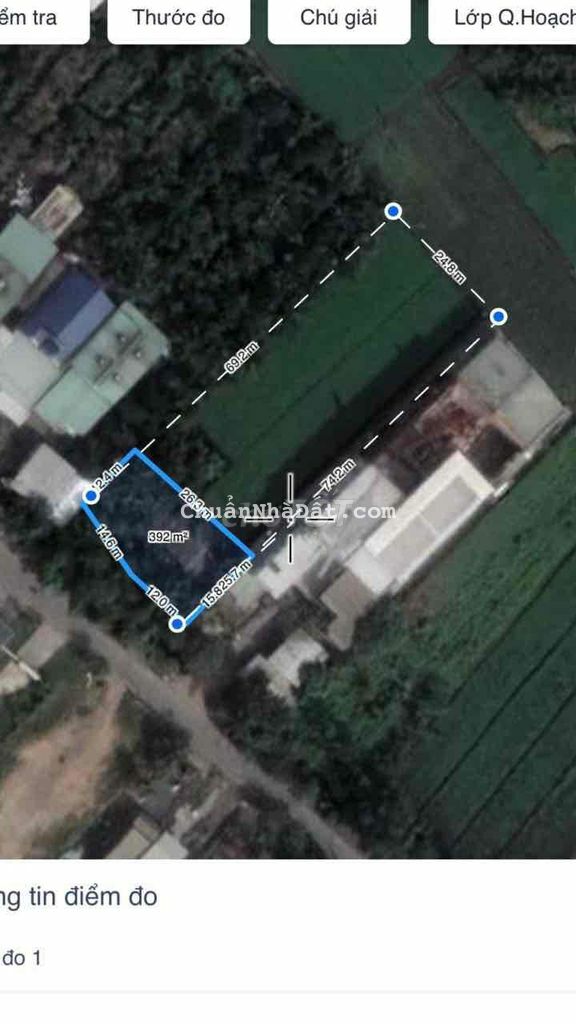 Đất Nhị Bình Bao Đẹp 26x62 có 300Thổ Cư Hóc Môn