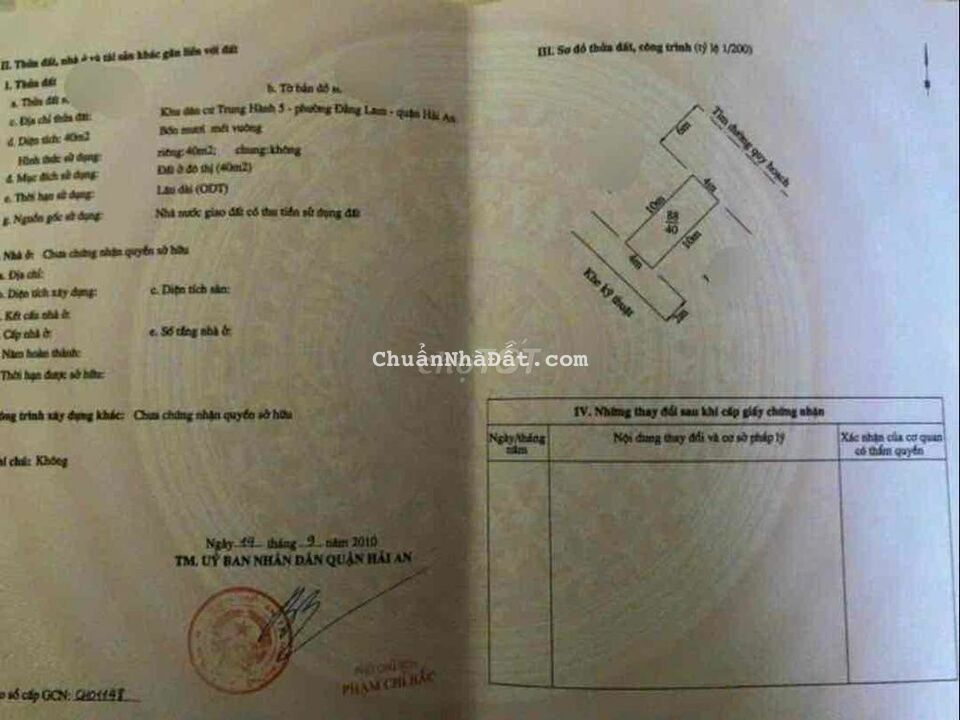 40m2 đất Lô 16 Lê Hồng Phong gần Toà Án 40m2 đất Lô 16 Lê Hồng Phong gần Toà Án