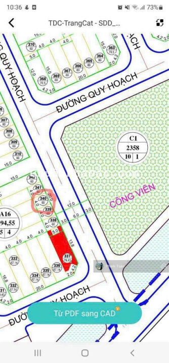 Đất tái định cư Tràng Cát view công viên, gần trường học (C139) LH 0917696698