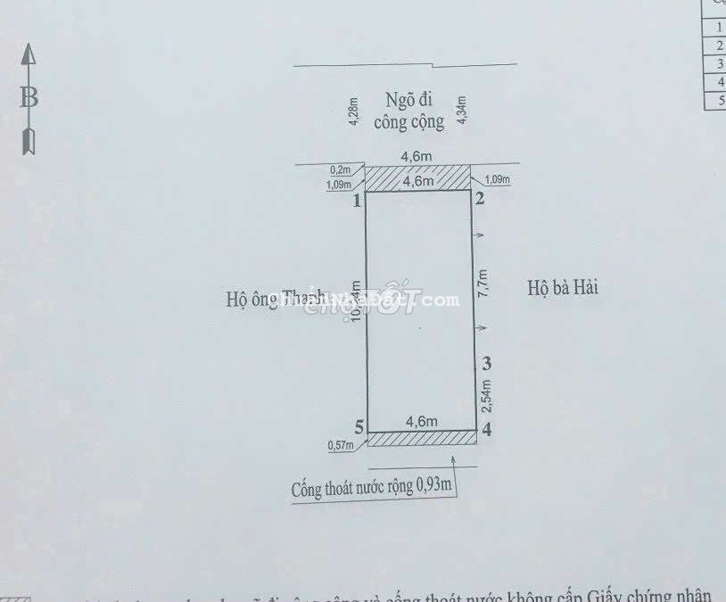 Bán đất tặng nhà tại Nguyễn Hồng Quân, Thượng Lý, Hồng Bàng giá 2,35tỷ Bán đất tặng nhà tại Nguyễn Hồng Quân, Thượng Lý, Hồng Bàng giá 2,35tỷ