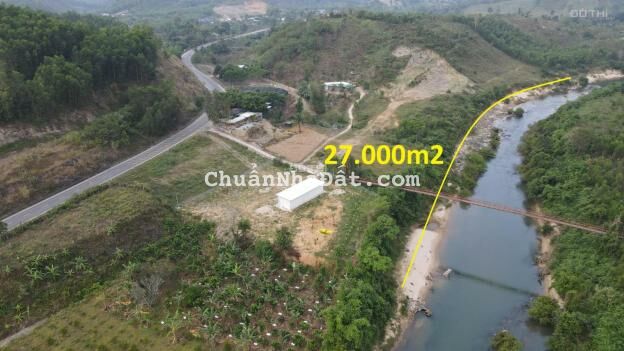 Bán đất 27.000m2 quy hoạch full thổ cư giáp Sông làm điểm dừng chân rất đẹp LH 0788.558.552