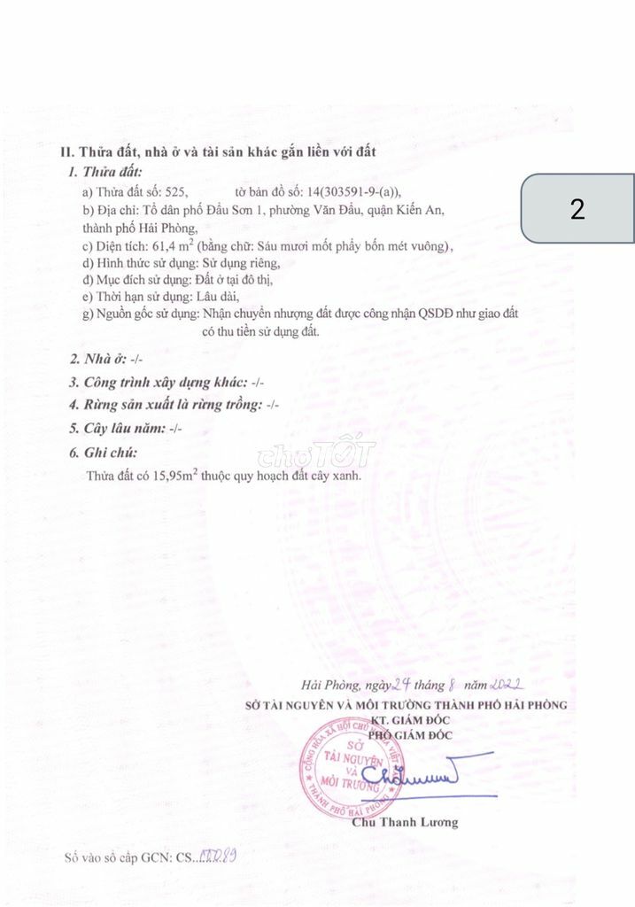 trả nợ ngân hàng bán gấp lô đất 62m2 với giá 560tr tại Văn Đẩu-Kiến An trả nợ ngân hàng bán gấp lô đất 62m2 với giá 560tr tại Văn Đẩu-Kiến An