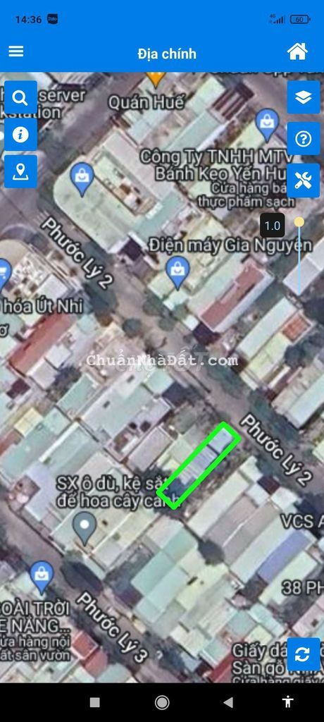 Đất Phước Lý 2 H.Đông Bắc phường Hoà Minh