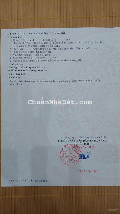 Bán gấp lô đất 118m2 Đông Nam trục chính 7.5m kết nối các KĐT kinh doanh sầm uất 2,45 tỷ ngang 6m