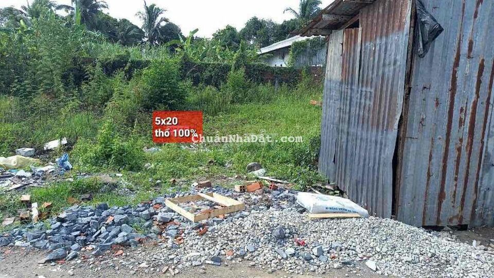 NỀN TÂN HẠNH KDC TRƯỜNG GIANG GIÁP PHƯỜNG 8 chỉ 800