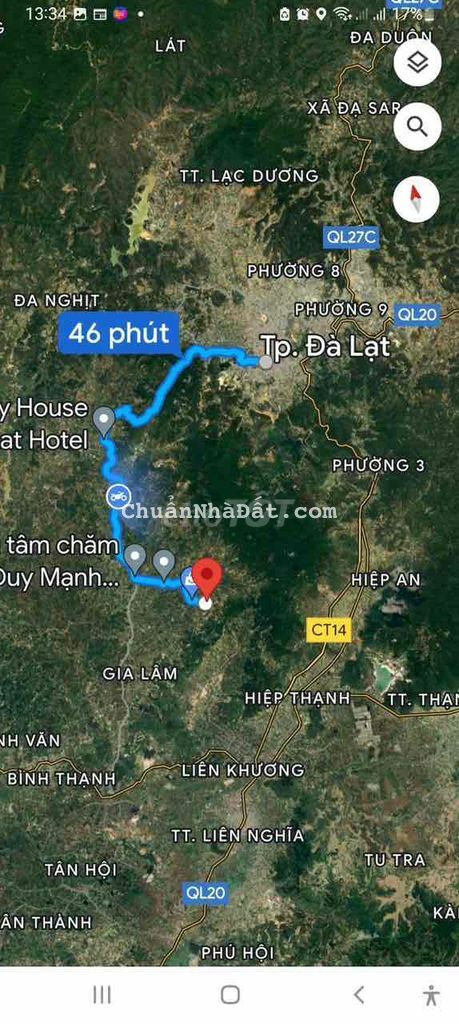 Bán lô đất đường Đông Thanh, X.Đông Thanh, Lâm Hà, Lâm Đồng