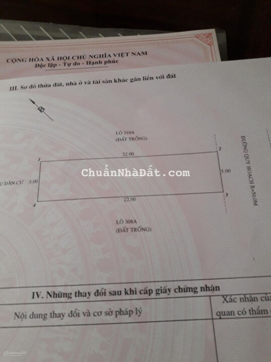 Bán đất mặt đường Bùi Viện trước mặt BV Vinmec Vĩnh Niệm, Lê Chân, Hải Phòng. DT 110m2 ngang 5m