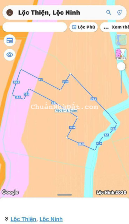 ĐV.21 - 750tr/3600m2 đất vườn Bình Phước, 30m MT đường đất