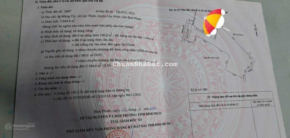 ĐV.21 - 750tr/3600m2 đất vườn Bình Phước, 30m MT đường đất