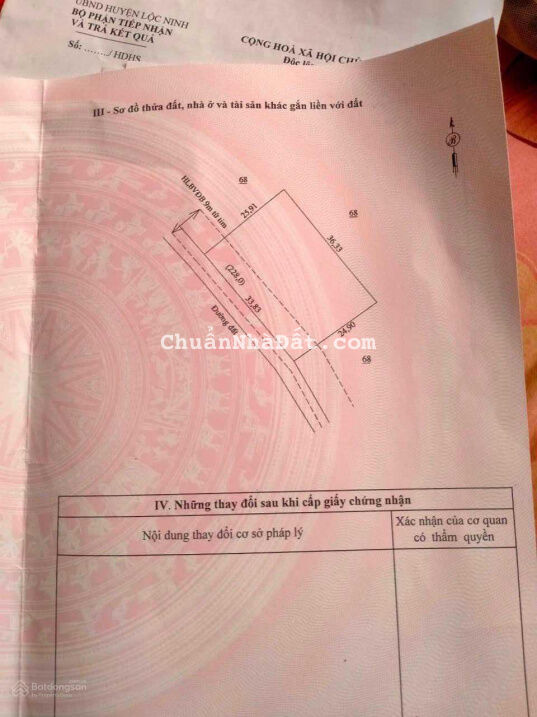 2.99 - 210tr đất Bình Phước full sổ hồng, xã Lộc An, Lộc Ninh, Bình Phước