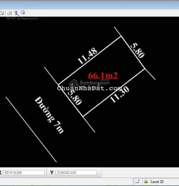Bán đất Mễ Trì Thượng 66m2 ô tô dừng đỗ tránh, ngõ thông kinh doanh sầm uất 8 tỷ