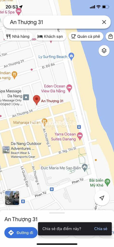 bán đất 2 mặt tiền đường 7m5 khu an thượng