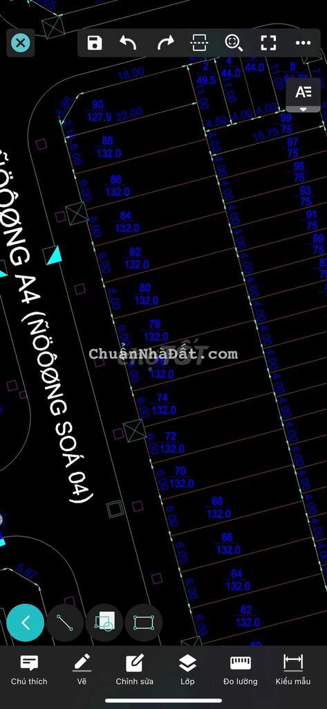 Lô đất mặt tiền đường số 4 KĐT VCN Phước Hải