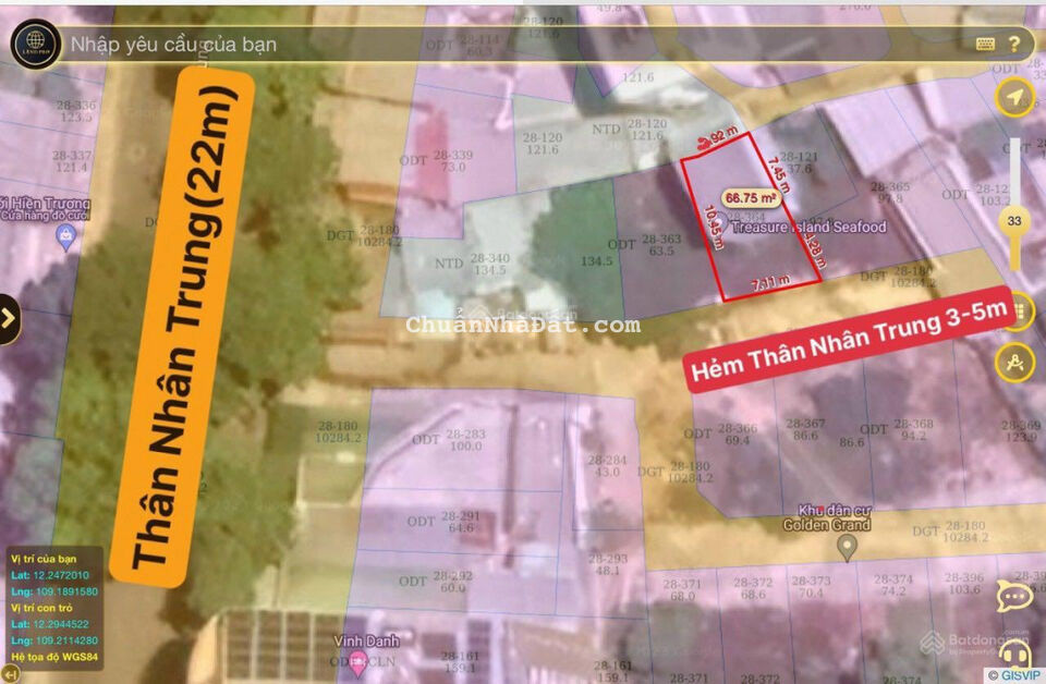 Hạ giá bán nhanh lô đất an cư - sát Thân Nhân Trung - chỉ 1,9 tỷ - cách Phạm Văn Đồng chỉ 200m