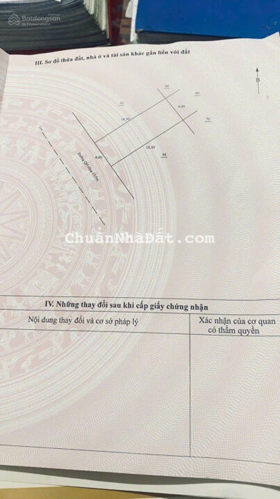 Bán đất lô 65 - ô 9A khu tái định cư Đất Lành, DT 74m2, hướng tây - giá 1,7 tỷ