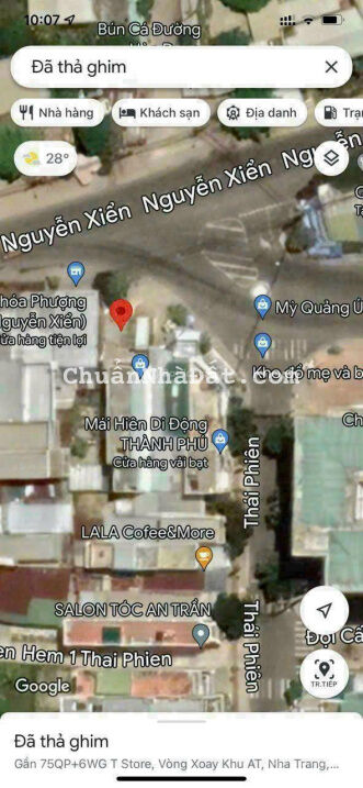 Bán đất MT Nguyễn Xiển, Vĩnh Hải, DT 80m2 ngang 4m, đường 20m, hướng bắc - giá 55 tr/m2