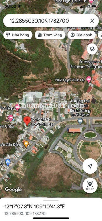 Bán đất thôn Hòn Nghê 2, xã Vĩnh Ngọc, Nha Trang. Dt:84m2.Sổ hồng thổ cư. Giá:1,2 tỷ. Lh:0931183878