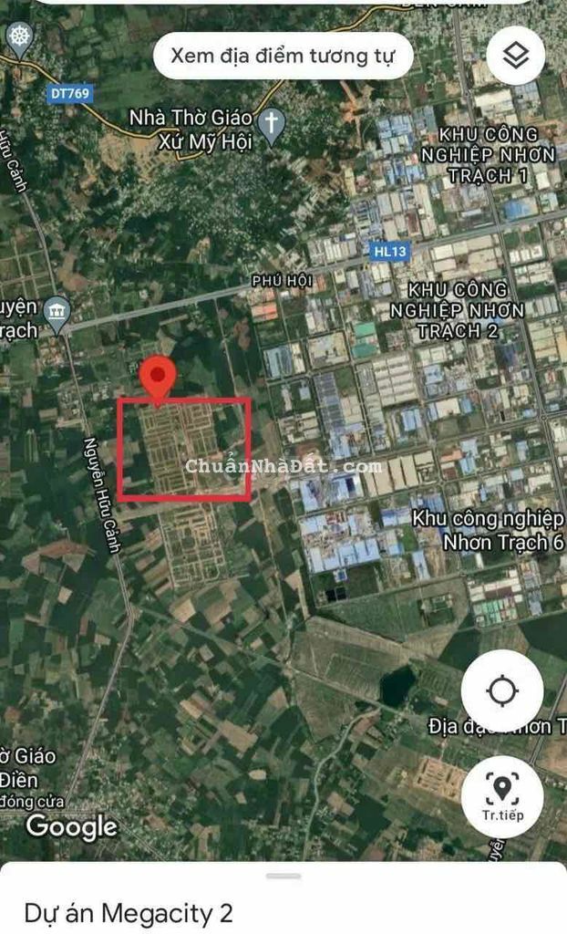 Mega city 2 - Nhơn Trạch giá rẻ 10tr/m2