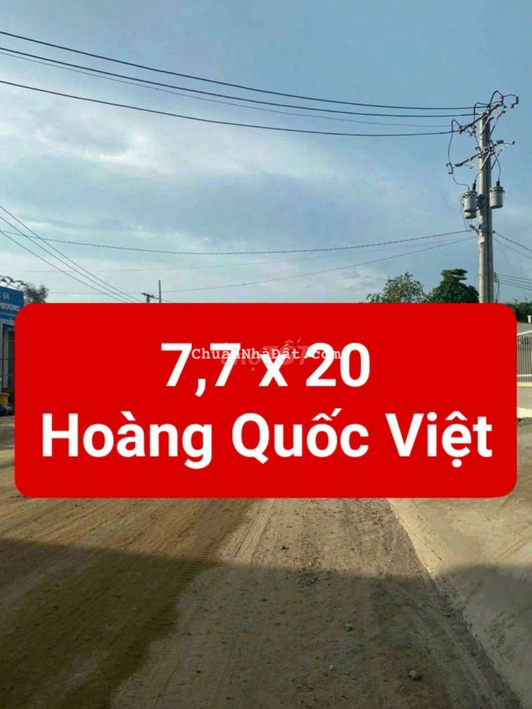 BÁN ĐẤT SIÊU ĐẸP MẶT TIỀN HOÀNG QUỐC VIỆT, TP CẦN THƠ