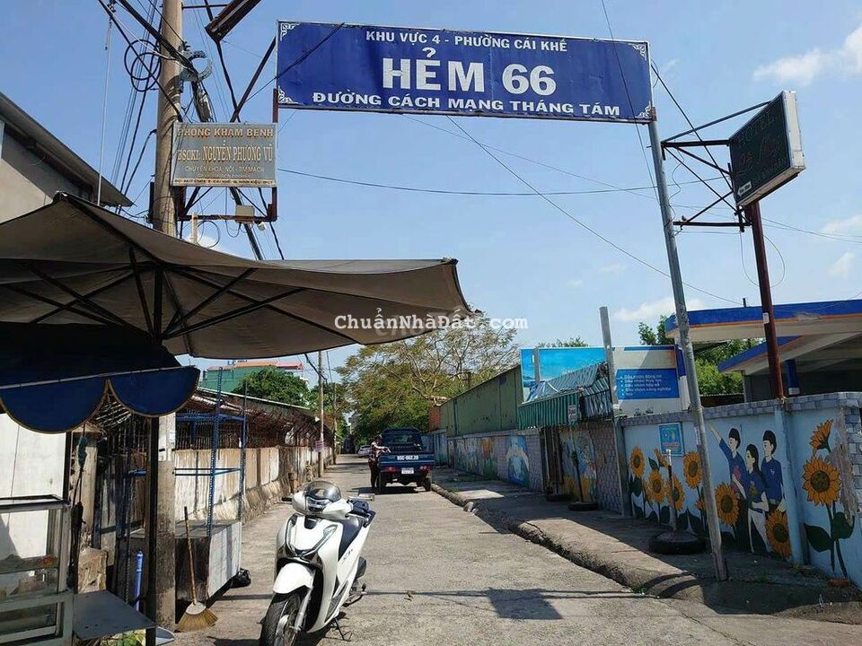 NỀN ĐẸP GÓC 2 MẶT TIỀN HẺM 66 CMT8- CÁI KHẾ, NINH KIỀU, TP CẦN THƠ
