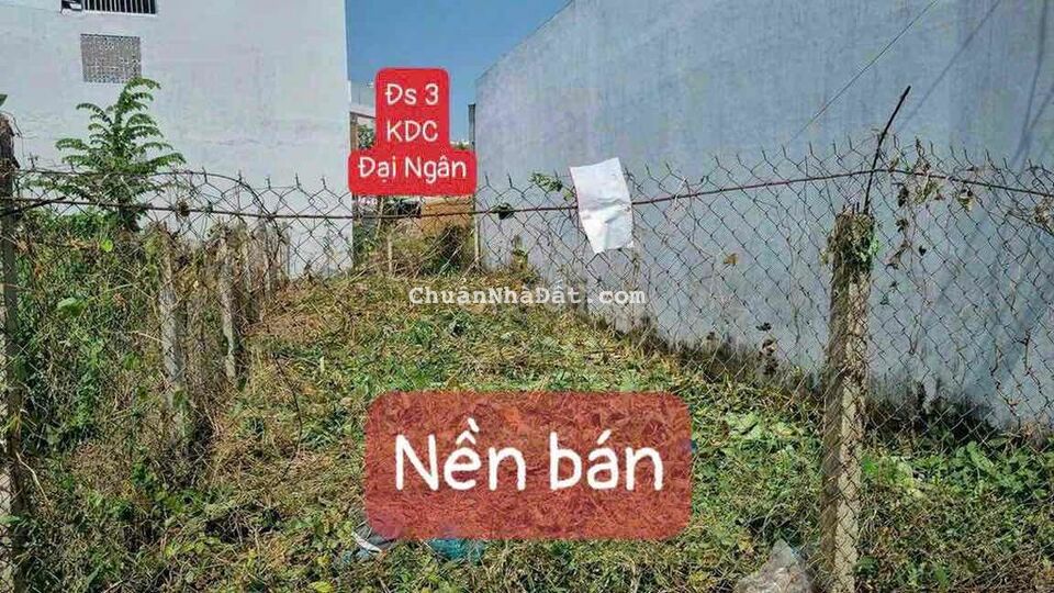 Nền thổ cư 90m2 giáp ranh KDC Đại Ngân gần trường ĐH Y Dược Cần Thơ