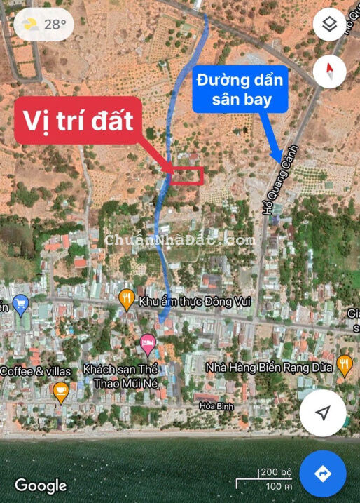 Bán 1000m2 view biển Nguyễn Đình Chiểu, Hàm Tiến