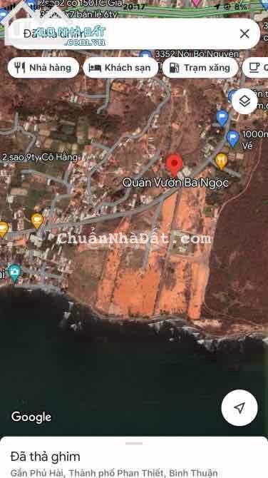 Bán 2160m2 mặt tiền Hàn Mạc Tử view biển giá 30 tỷ