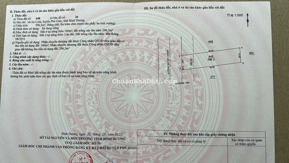 Đất nền DH 507 xã An Linh 400m Giá 1,6 tỷ