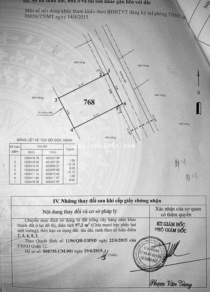 8*13m hẻm 🚚 vào đường Thạnh Lộc 29 gần ngã tư ga