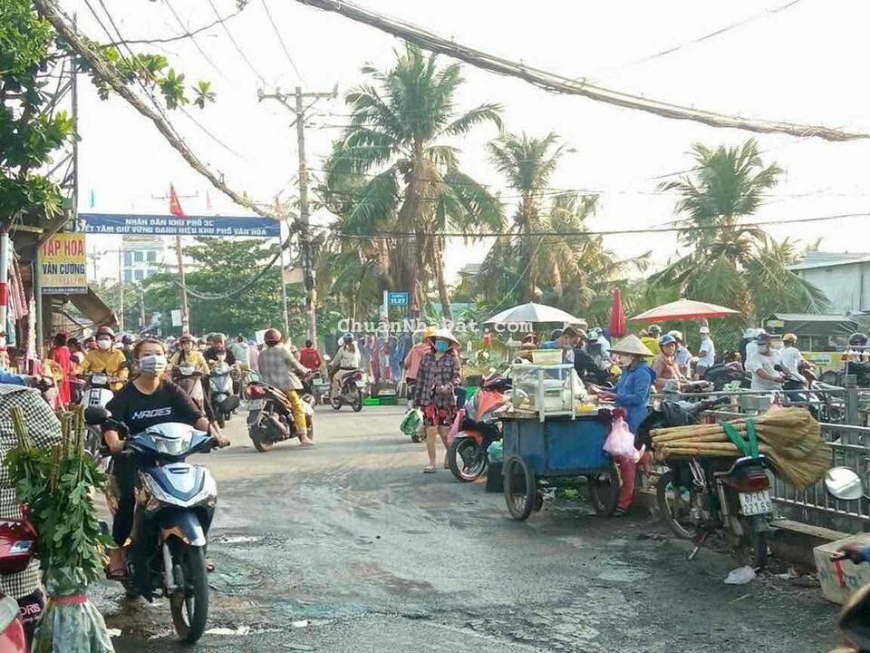 Đất 6*20m mặt tiền chợ Cầu Đồng ngã tư ga tiện kinh doanh buôn bán