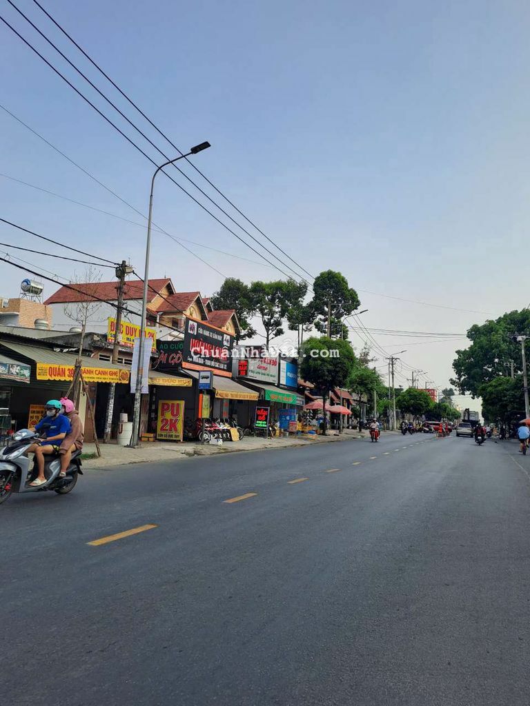 Mặt tiền Lê Văn Khương, 5,5 x 35 sổ 186m2 đối diện bến Bus Thới An