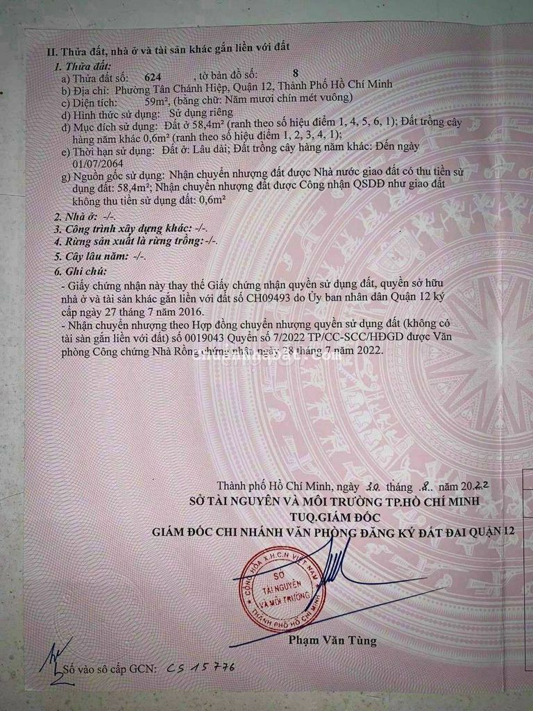 Đất 3,95x15 hai sẹc Lâm Thị Hố hẻm xe hơi Đất 3,95x15 hai sẹc Lâm Thị Hố hẻm xe hơi