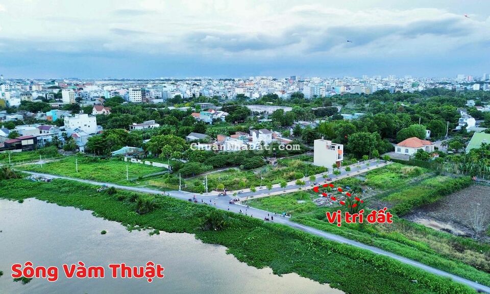 Đất sát Mặt sông Vàm Thuật đường 12m, bán 4.2 tỷ
