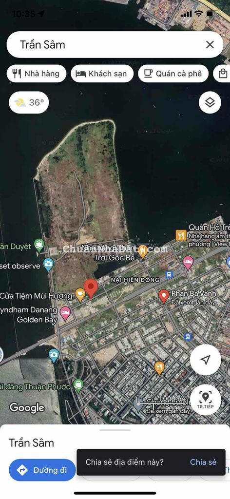 chủ cần tiền bán gấp lô đất mặt tiền trần sâm sát sông