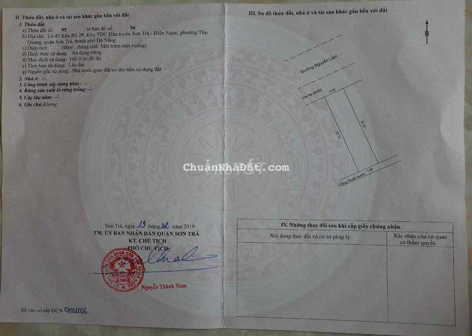 bán cặp đất mặt tiền đường 7m5 nguyễn lâm