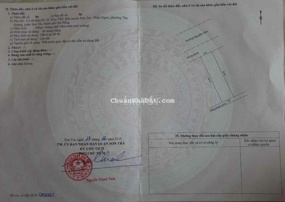 bán cặp đất mặt tiền đường 7m5 nguyễn lâm