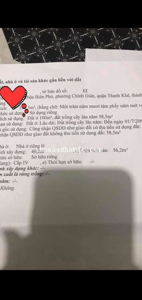 Bán Gấp Lô đẹp xây biệt thự đường 5m Otto đi thông