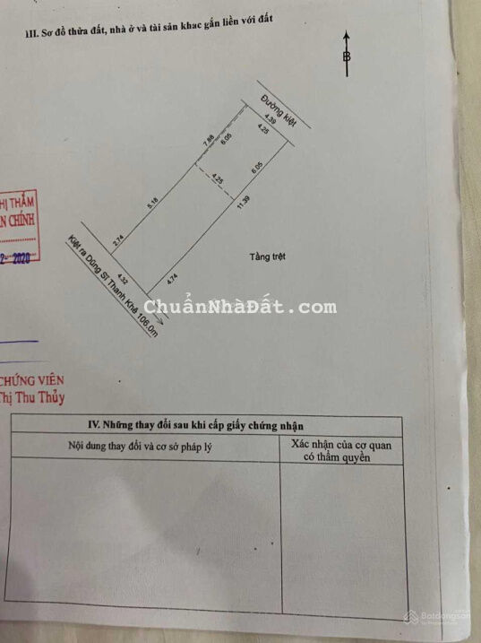 Chính chủ bán lô đất kiệt 70m2 kiệt 58 đường Dũng Sỹ Thanh Khê sát đường chính