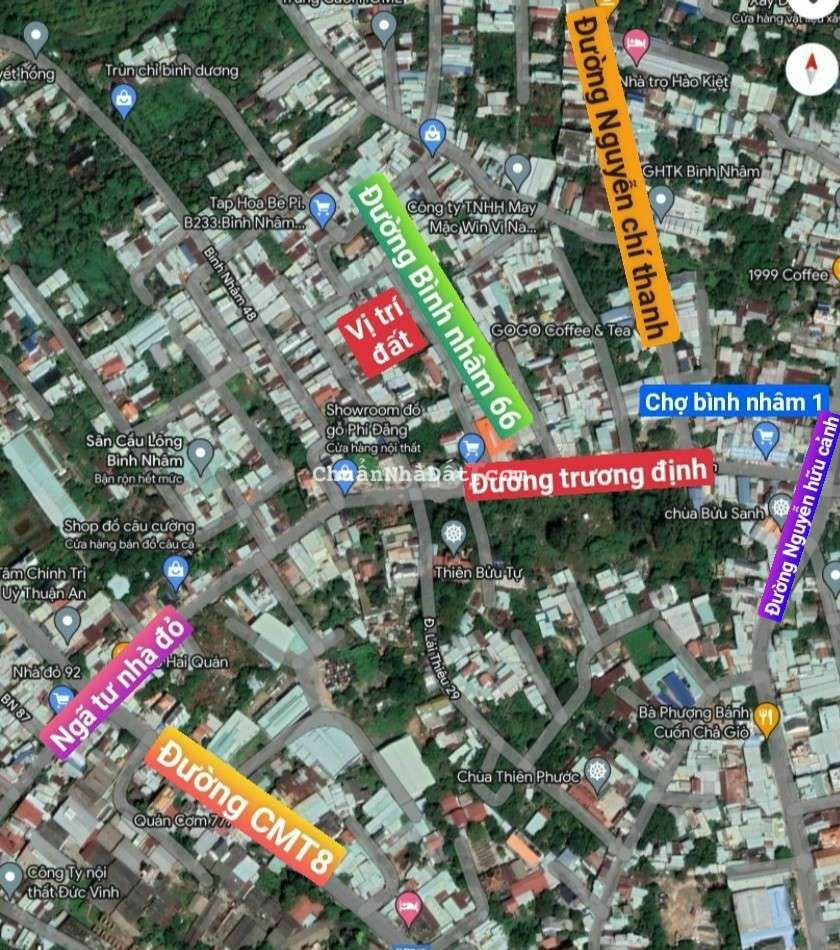 Bán đất bình nhâm 66 , tp thuận an , bình dương
