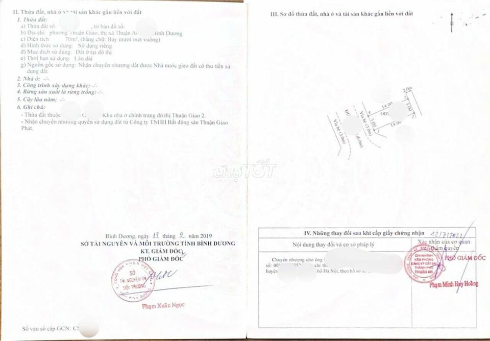 🆘🆘 Đất KDC Thuận Giao 2 , P. Thuận Giao, Tp. Thuận An.