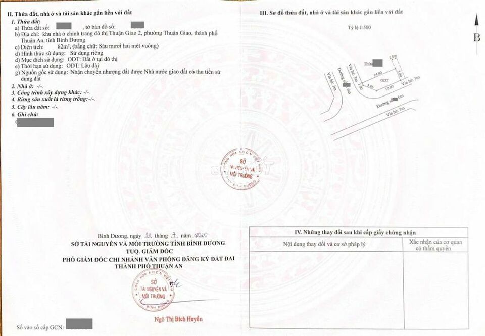 🆘🆘 Đất KDC Thuận Giao 2 , P. Thuận Giao, Tp. Thuận An.