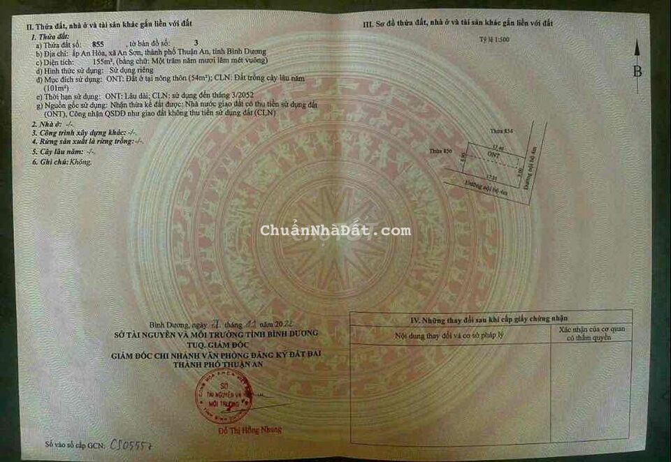 bán đất mặt tiền an sơn 25 cách hồ văn nêm 100m